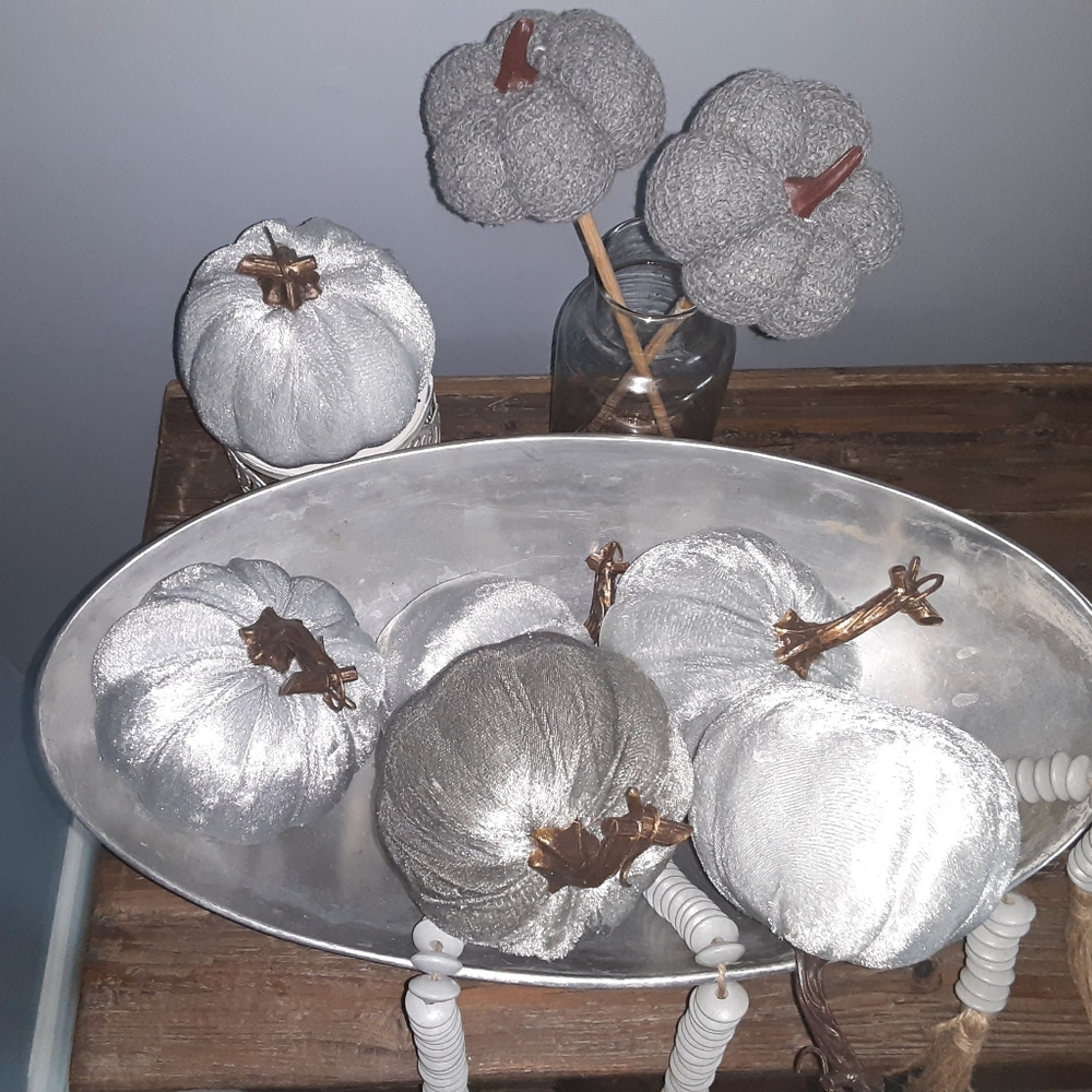 Harvest Gray Fall Decor 10pc Bundle